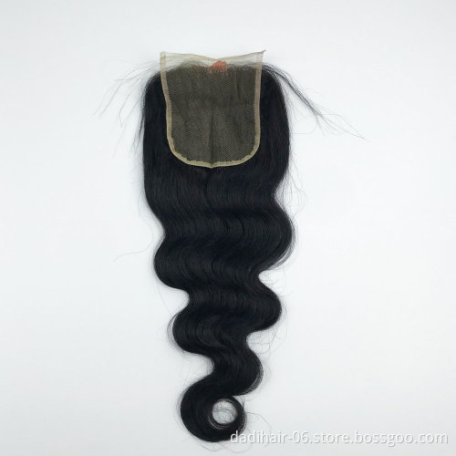 Alibaba online best selling, Adorable,body wave packed blend human hair mixed animal mixed synthetic hair  22 ,free closure